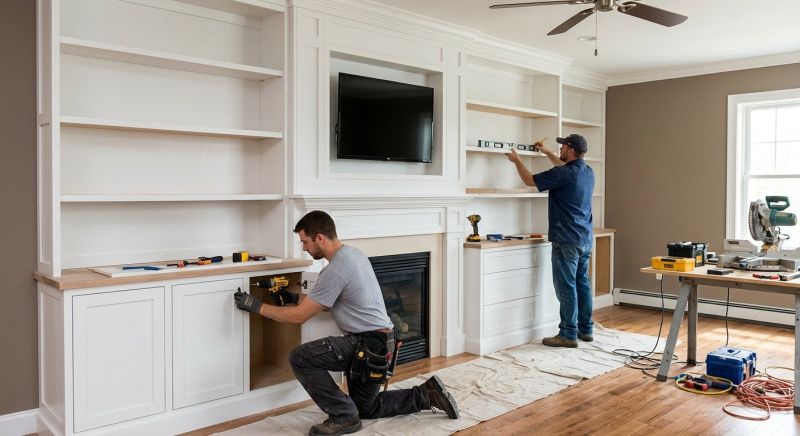 Built In Storage Installation in Winston Salem, NC
